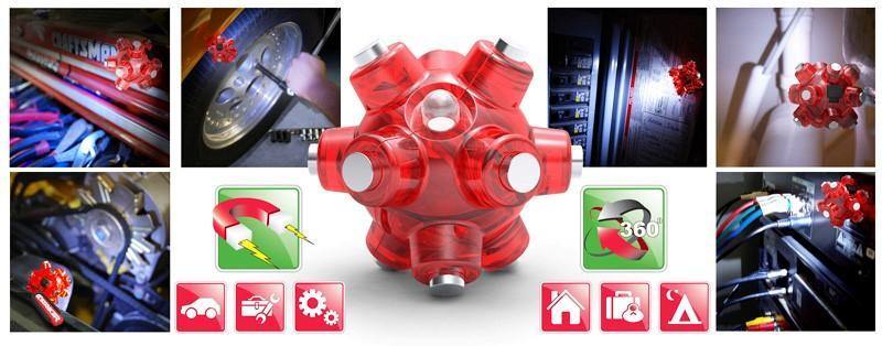 The STKR® Magnetic Light-Mine A Powerful Spotlight With 100s of Uses