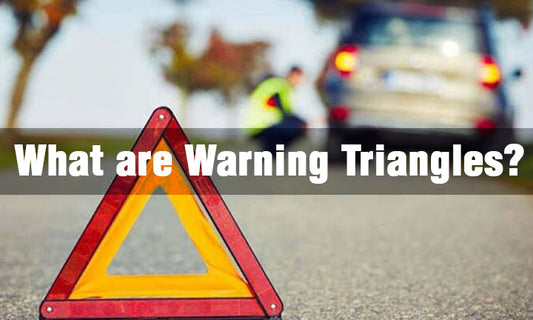 What are warning triangles?