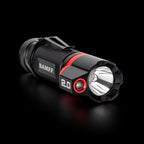B.A.M.F.F. 2.0 dual LED tactical flashlight on black