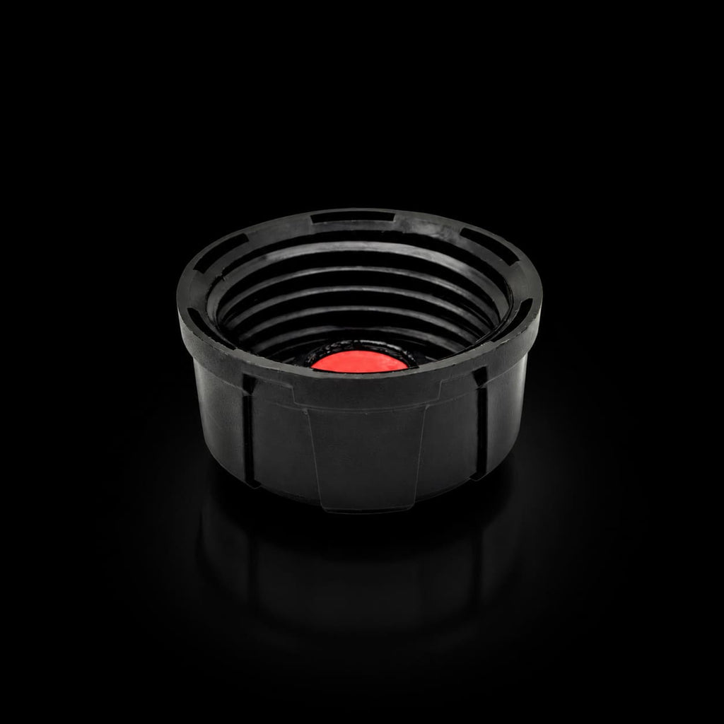 Black EZ Jug Replacement Cap on a white background