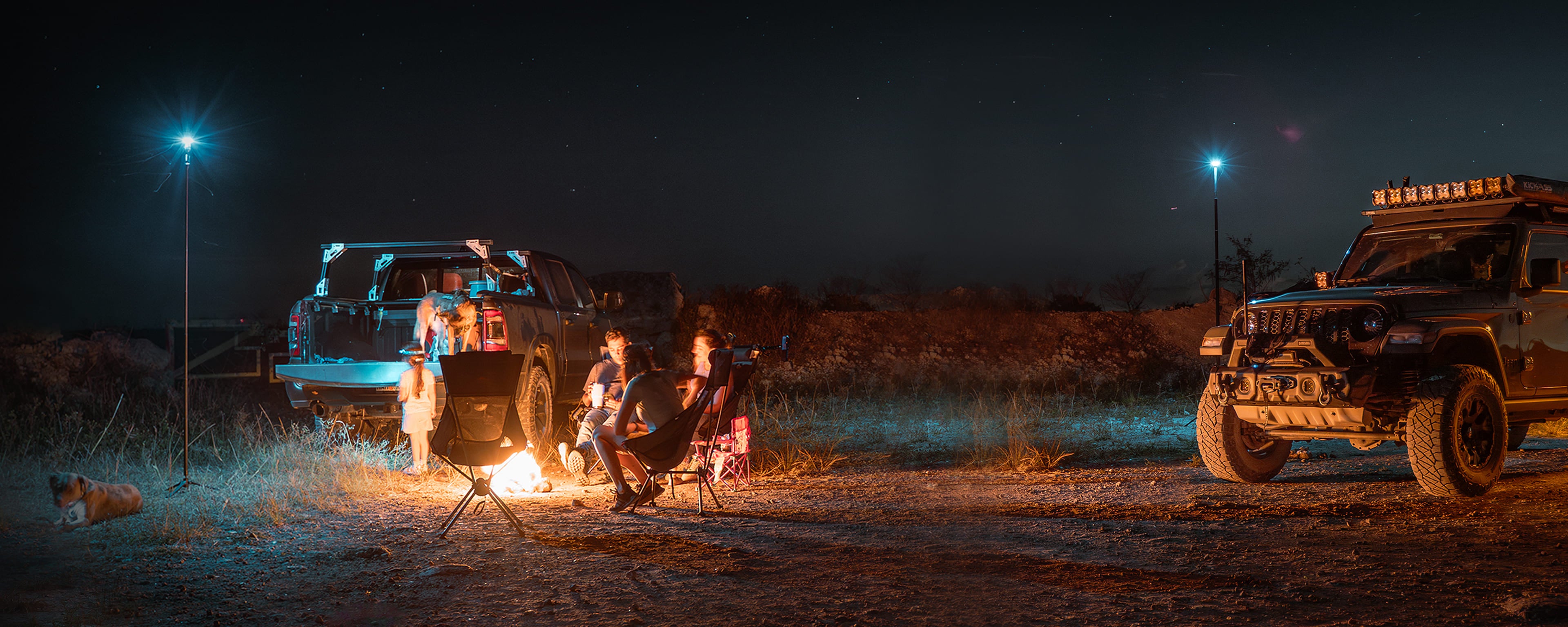 Camp & Overlanding lighting lifestyle image