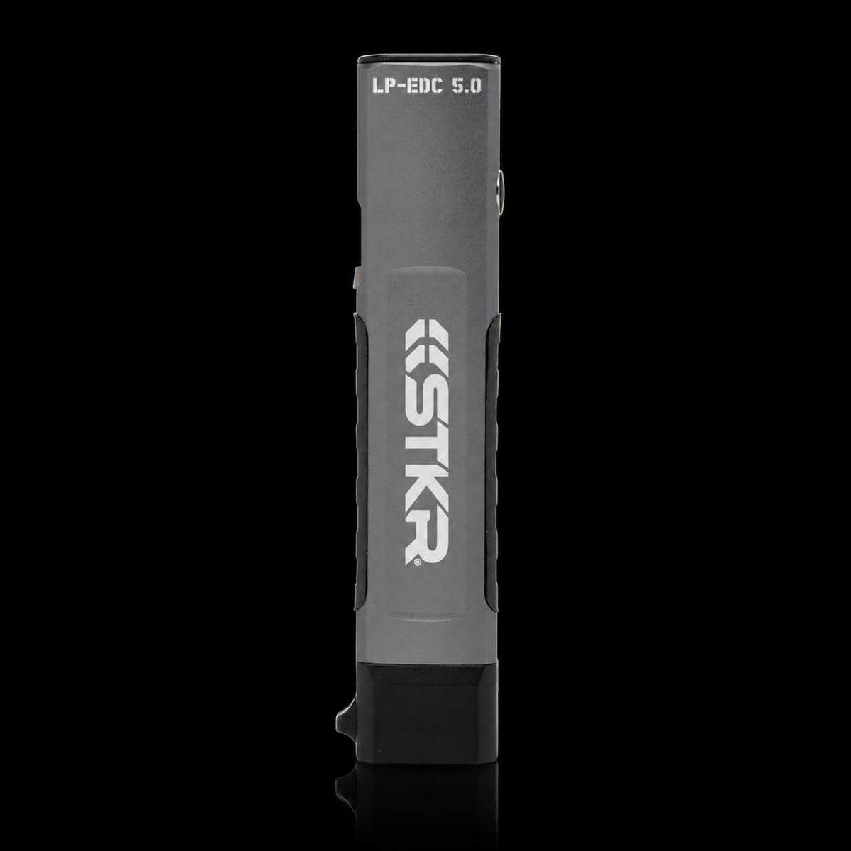 LP-EDC 5.0 Low Profile Everyday Carry "Flat" Flashlight front view on white